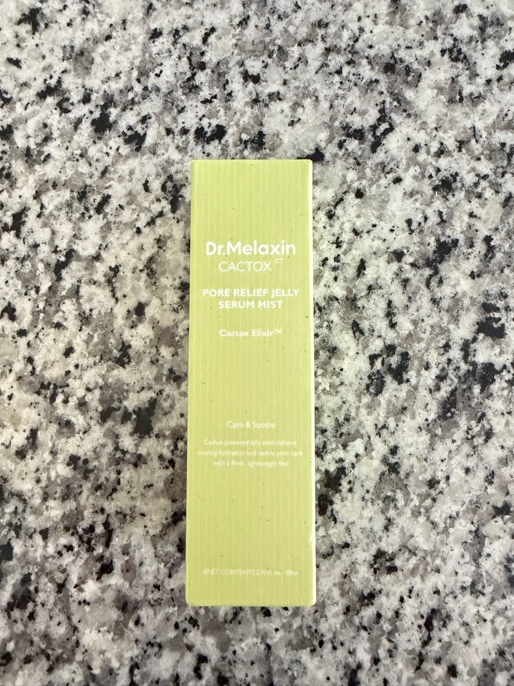 Cactox Pore Relief Jelly Serum Mist — Light Green